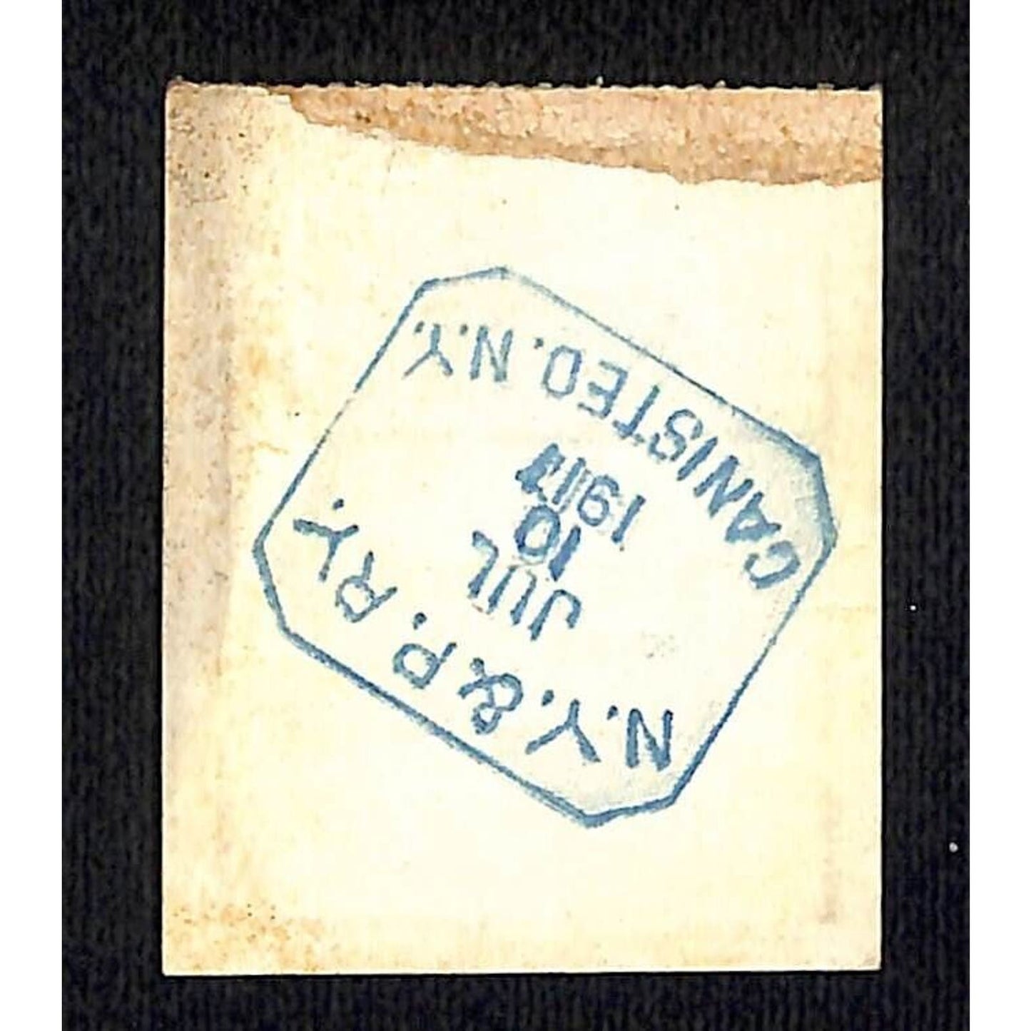 New York & Pennsylvania Railroad (NYP) July 1 1917 Excess Baggage Stub Scarce
