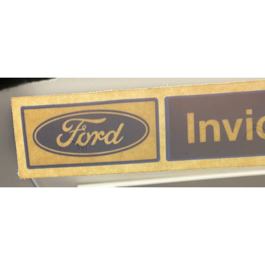 Invicta Margate Ford Dealer England Sticker 1 3/4" x 14" Scarce VGC