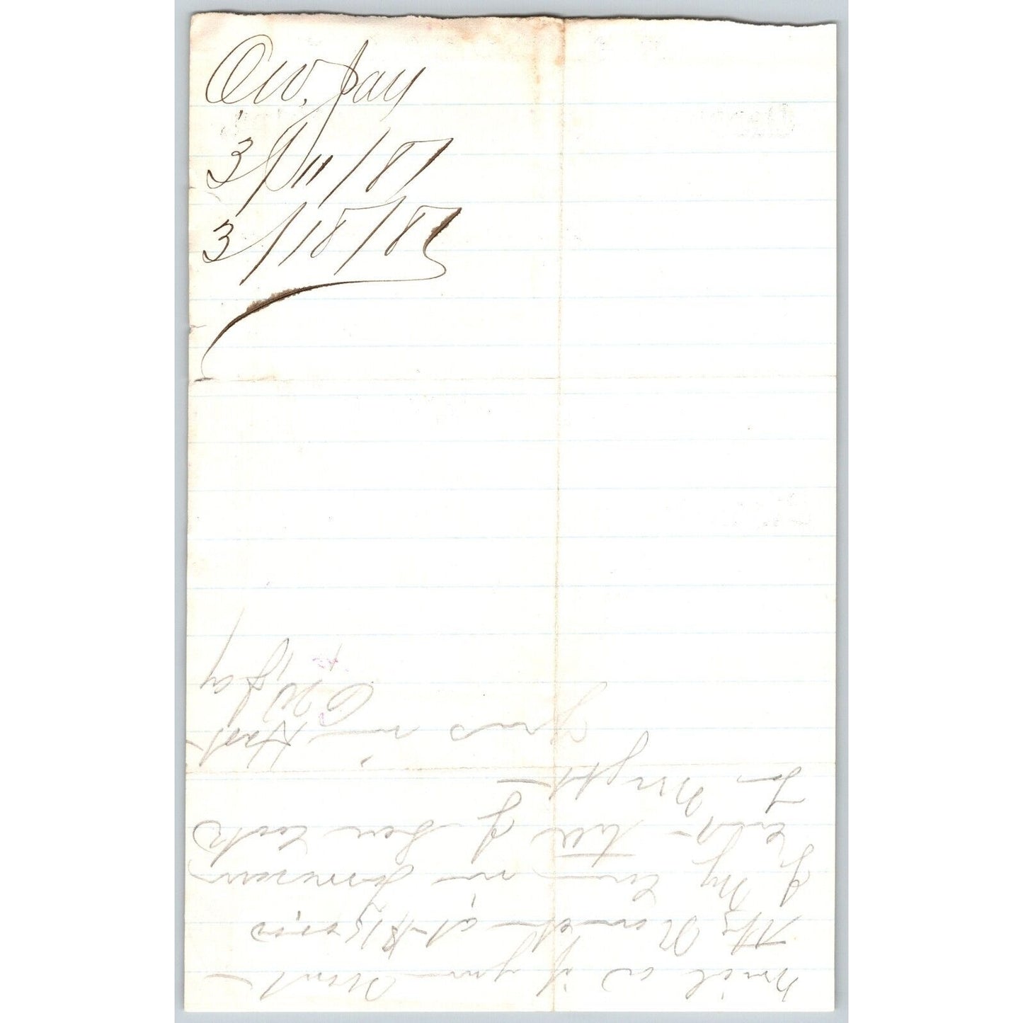 N.J. Isdell Pony, MT Dry Goods 1880 ALS Billhead Henry Elling*