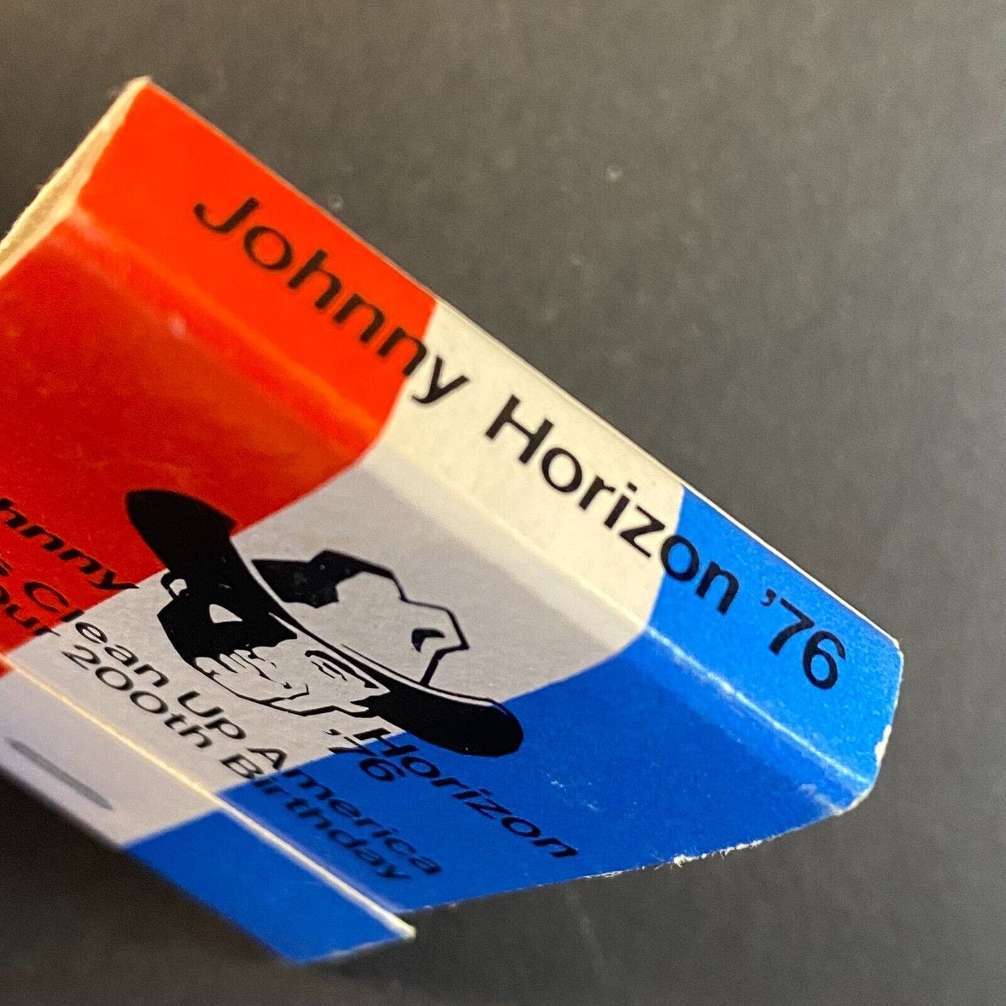 Johnny Horizon '76 "Let's Clean Up America" Mail-in 1976 Full Matchbook VGC
