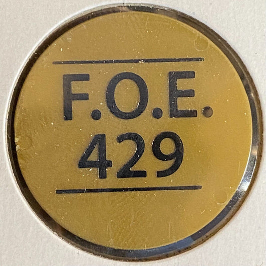 Meadville, PA FOE Fraternal Order of Eagles 429 c1980's Plastic Token Well Drink