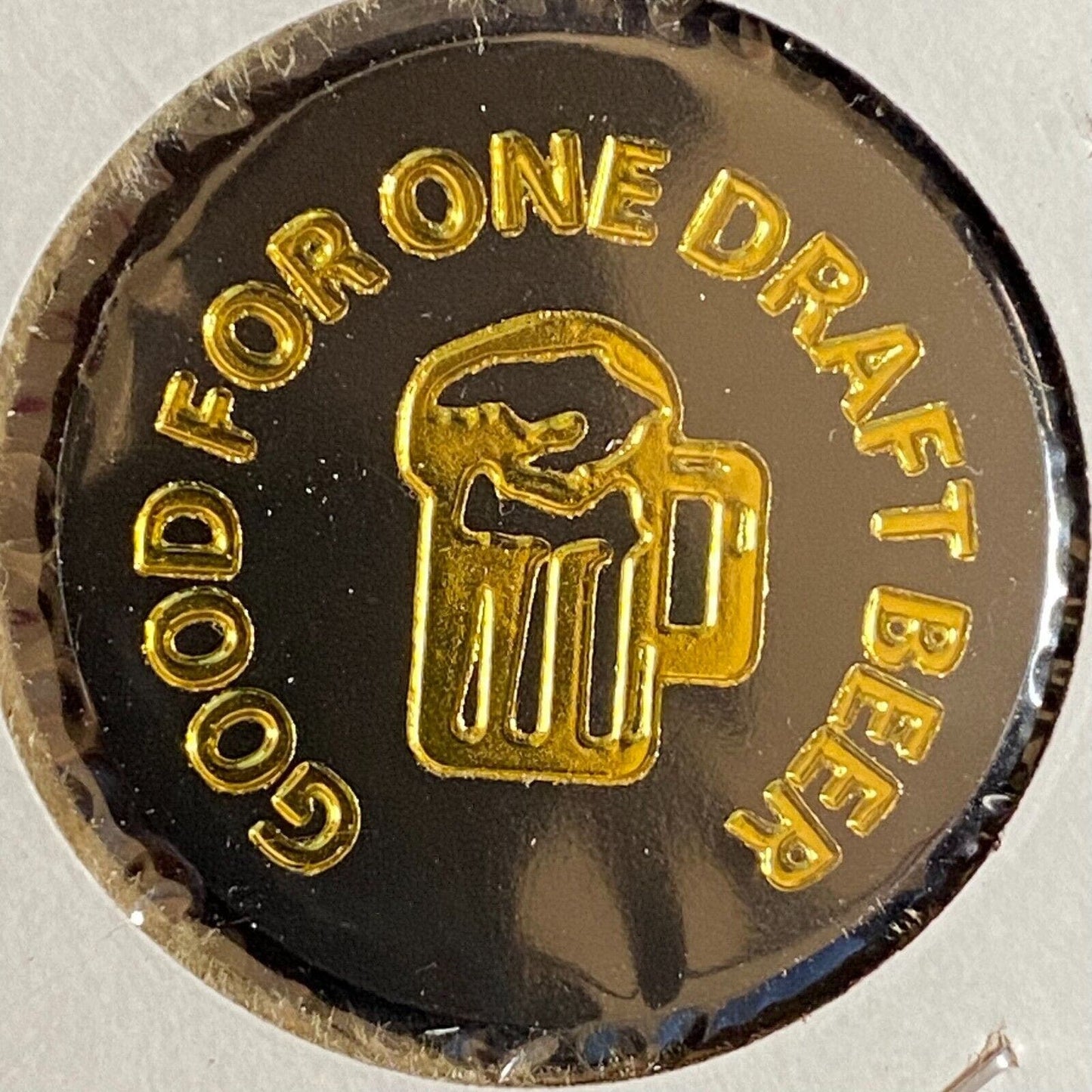 Milton, PA Arm Bar c1998 Plastic Token "G/F One Draft Beer"