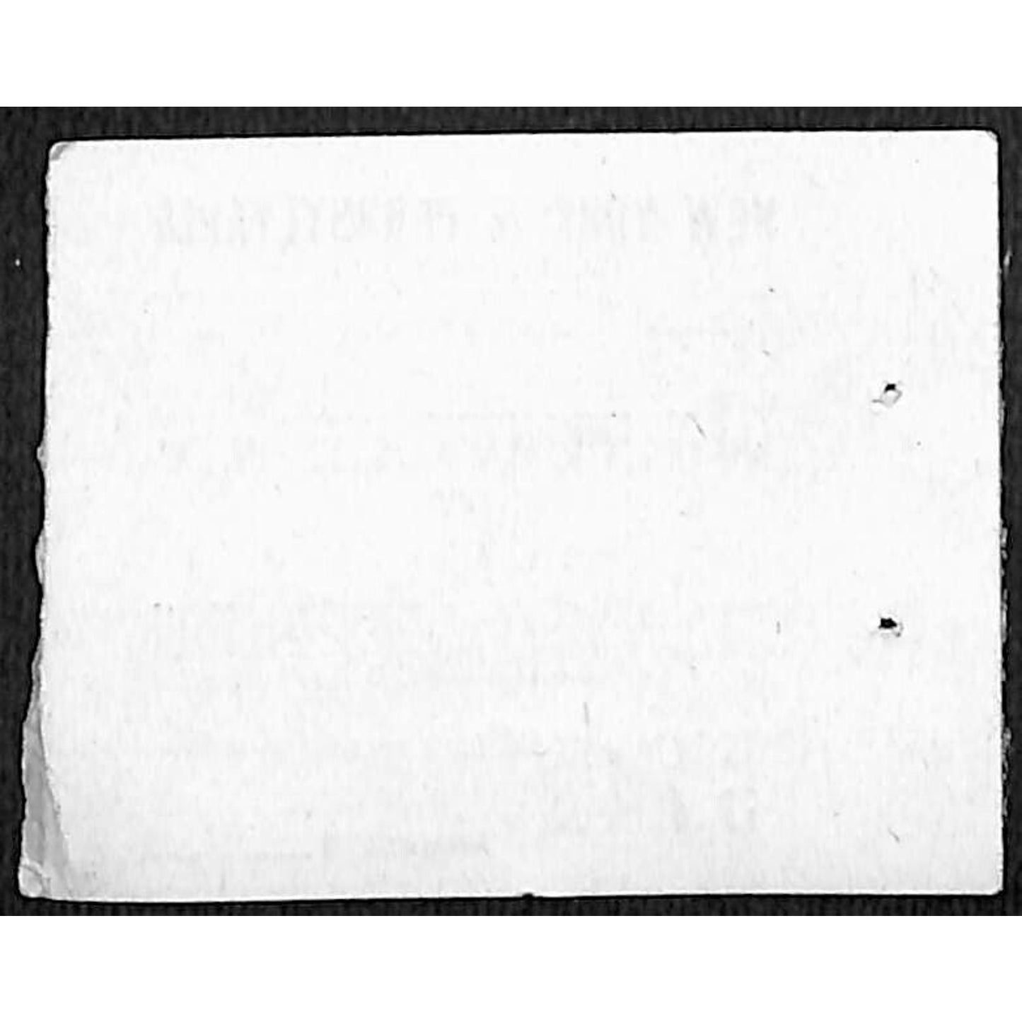 New York & Pennsylvania Ry 1917 Whitesville, NY First Class Ticket Stub #5741