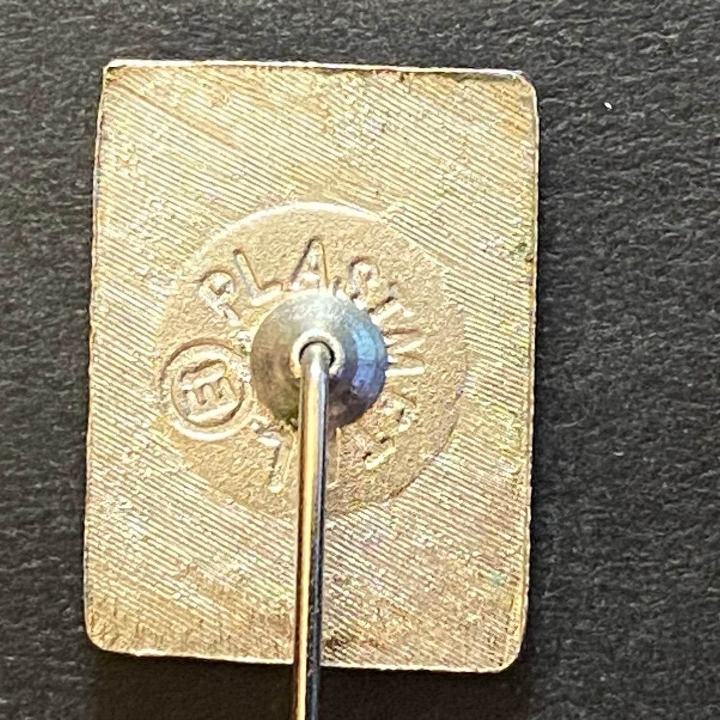 Skopje N. Macedonia Comuna ? Vintage Enameled Lapel Stick Hat Pin