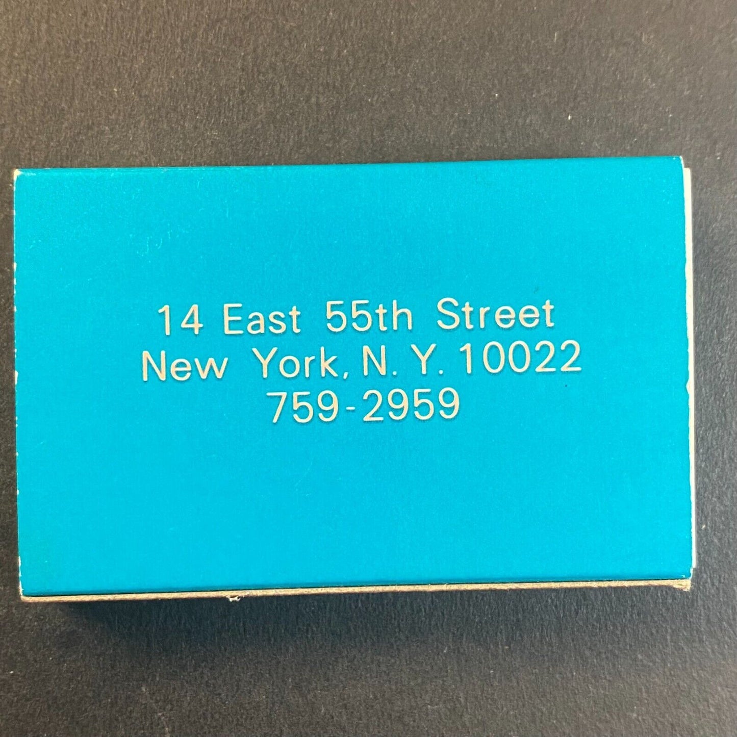 Hair by" Pipino Buccheri 55th St NYC Vintage Matchbox Scarce