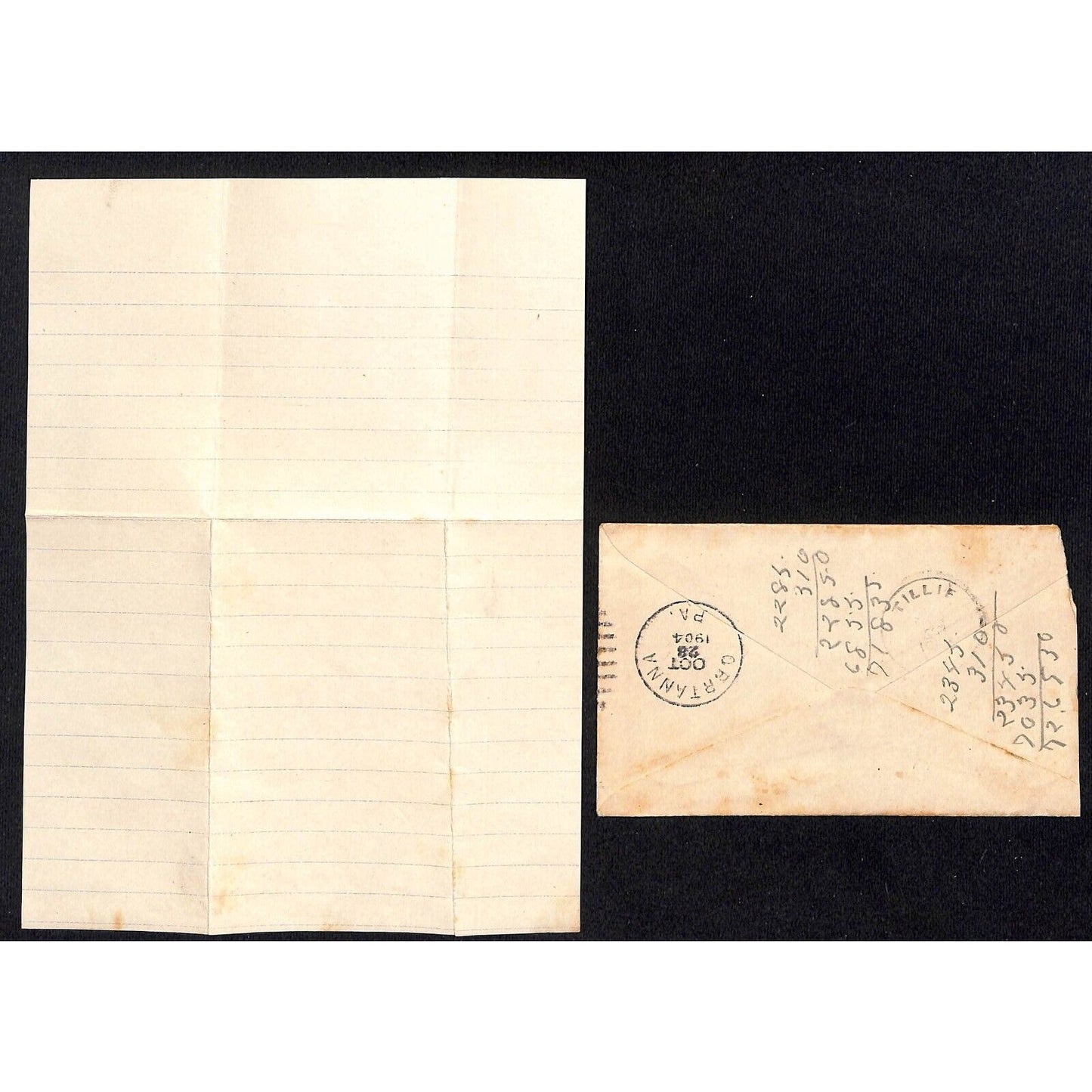 8 1902-03 Mostly "Biesecker / Orrtanna PA" ALS / Correspondence / Letters Covers