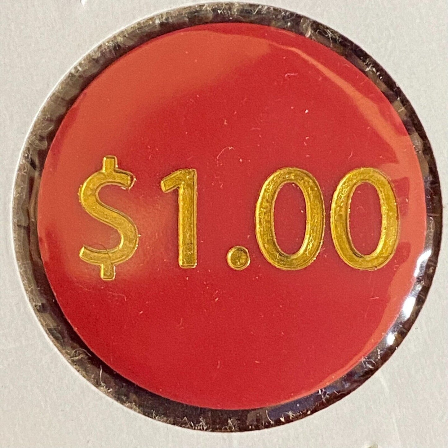 Hazelton, PA D'Angelo Cafe c1998-2000's Plastic "$1.00" Token