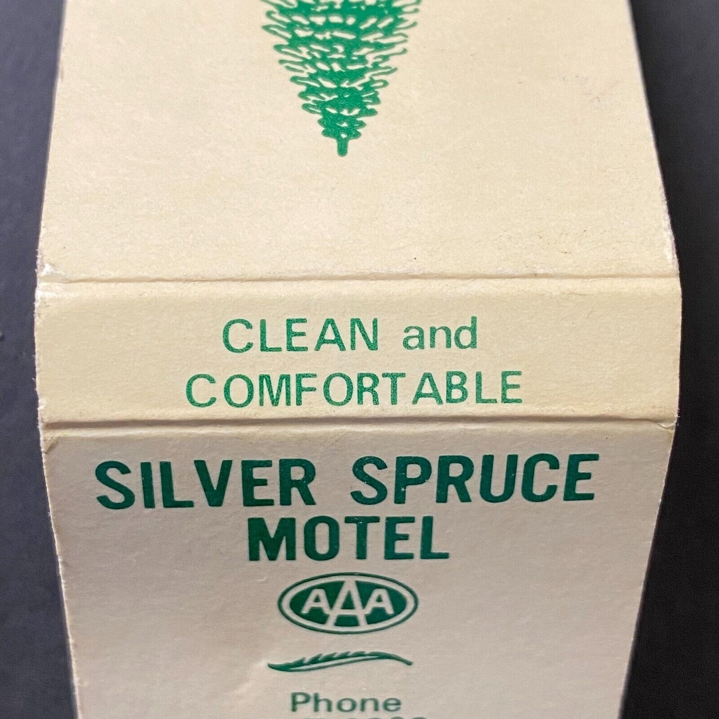 Silver Spruce Motel Durango, CO Full Matchbook Scarce AAA VGC c1965-74