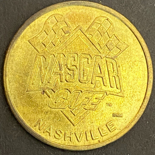 NASCAR Cafe Nashville No Cash Value Token 25mm