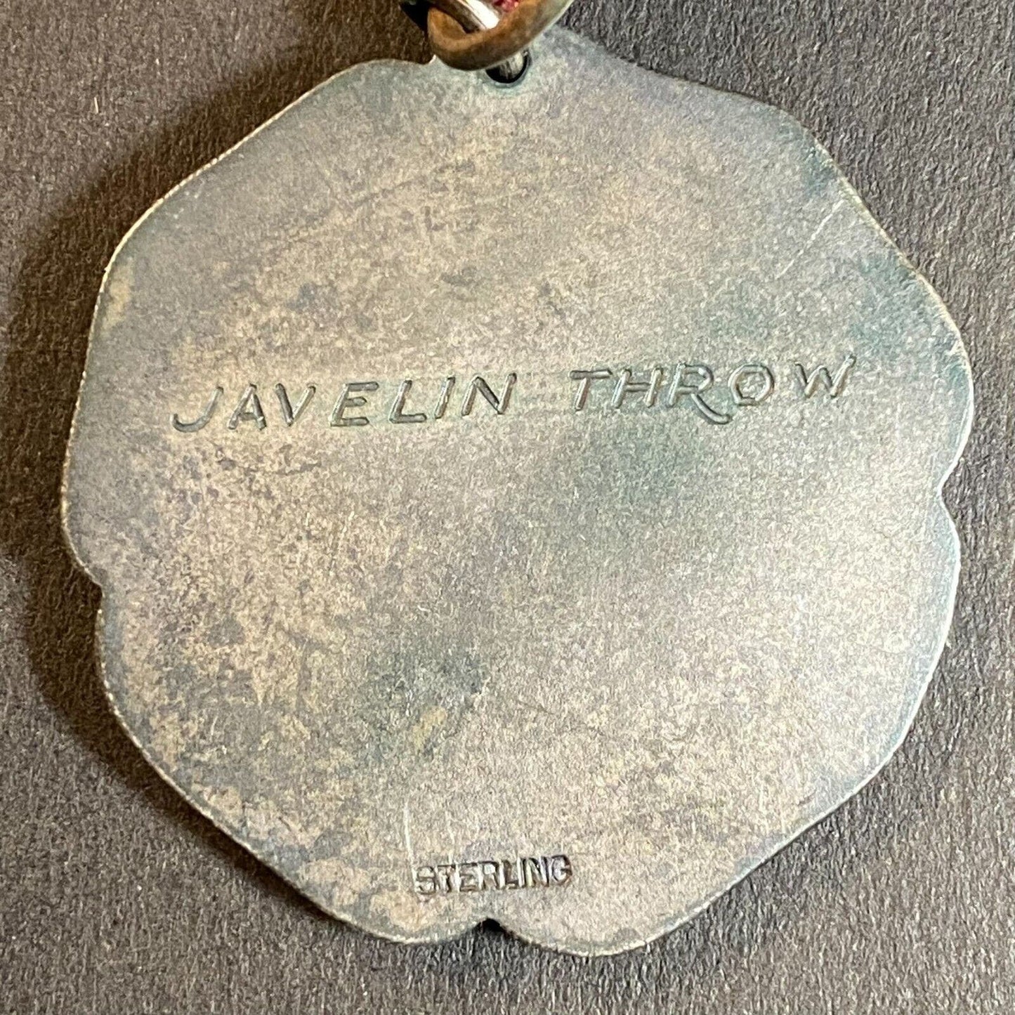 Bethlehem Prep School Field Day Javelin Throw Sterling Award Medal 33mm c1920's