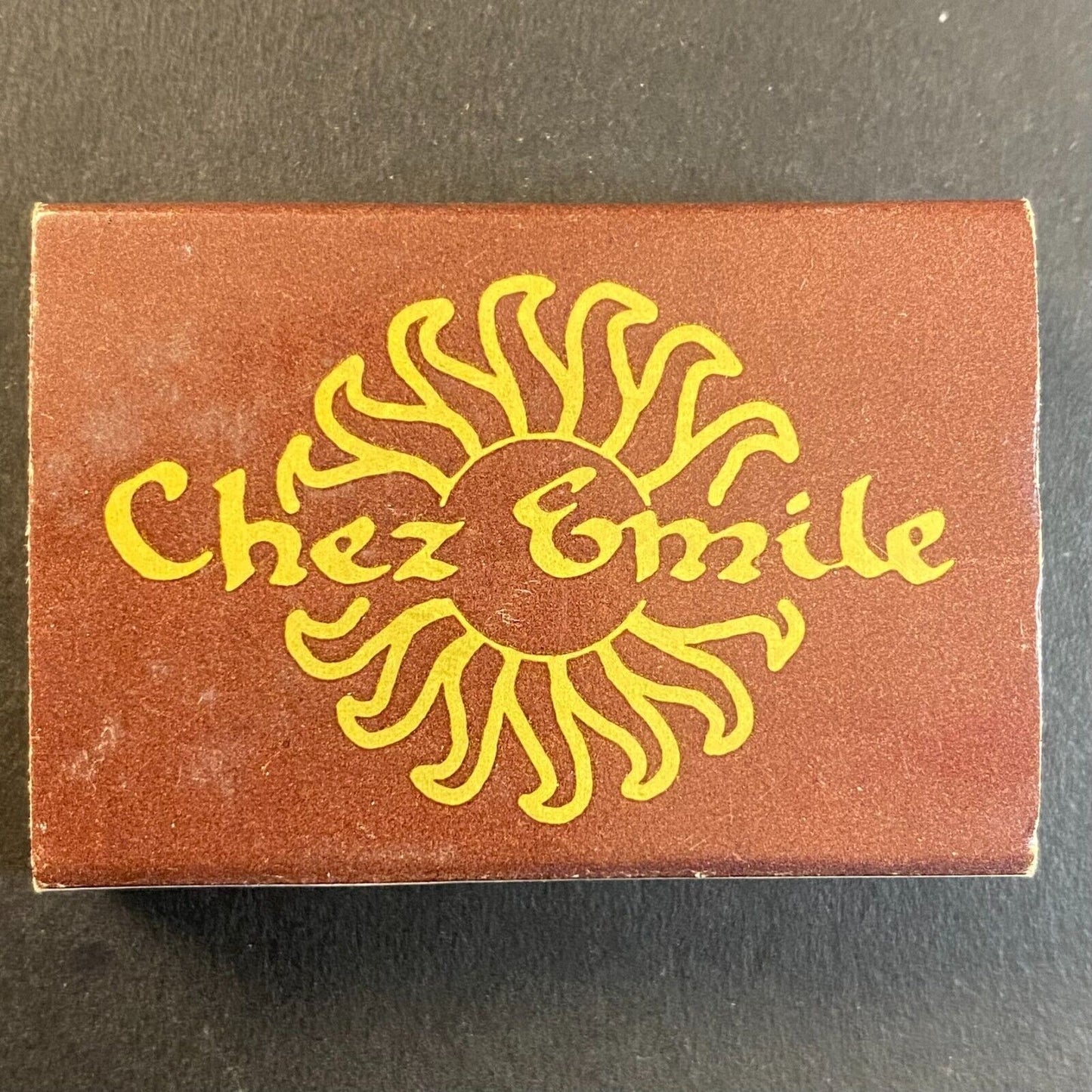 Chez Emile Cafe / Restaurant Key West, FL Vintage Matchbox Scarce