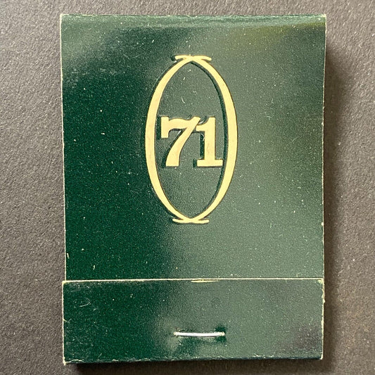 "The Seventy-One" (Rooftop Club) Chicago Full Matchbook VGC c1974-80's
