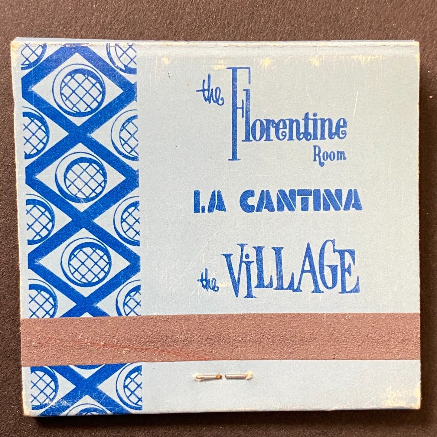 Italian Village Chicago Restaurant Group Near Full (-1) Matchbook c1974-80's