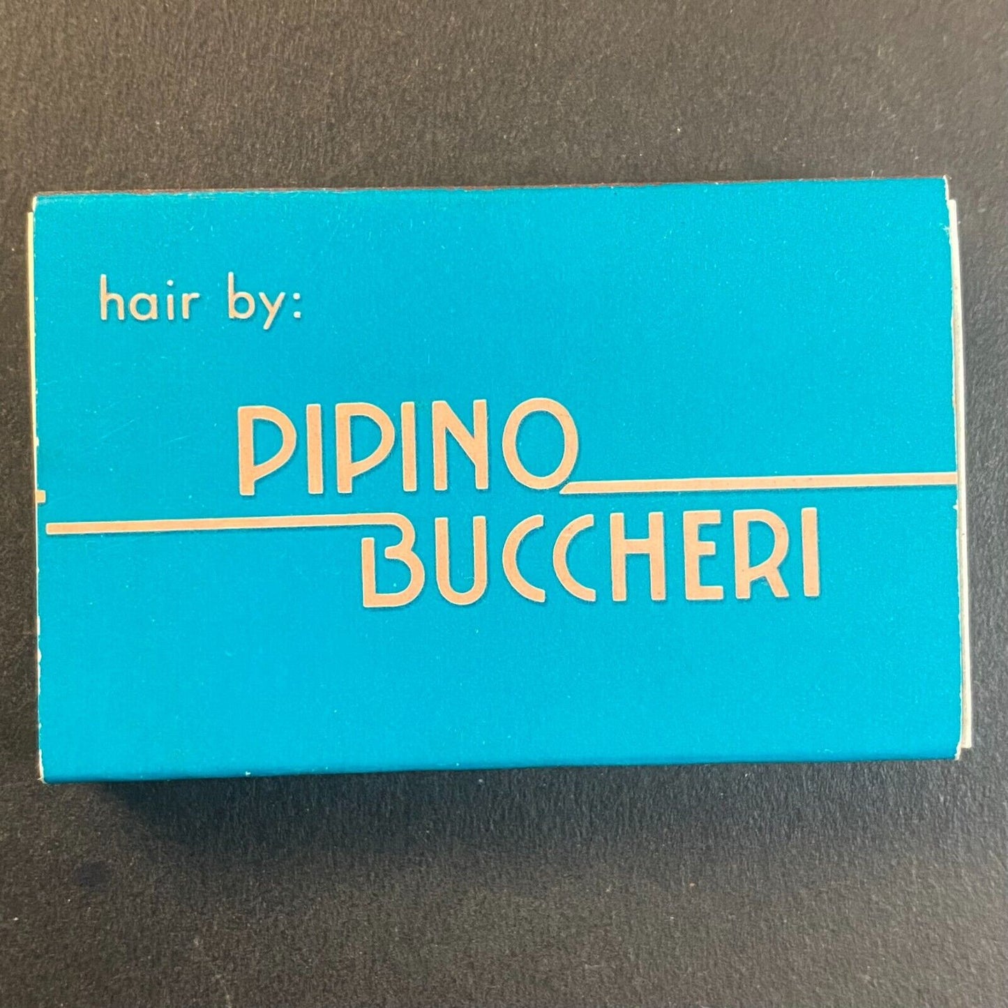 Hair by" Pipino Buccheri 55th St NYC Vintage Matchbox Scarce