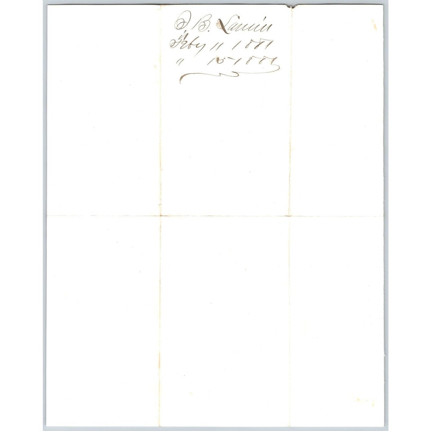 Feb 11 1881 ALS J.B. Laurin** Laurin, MT to Henry Elling* Virginia City, MT