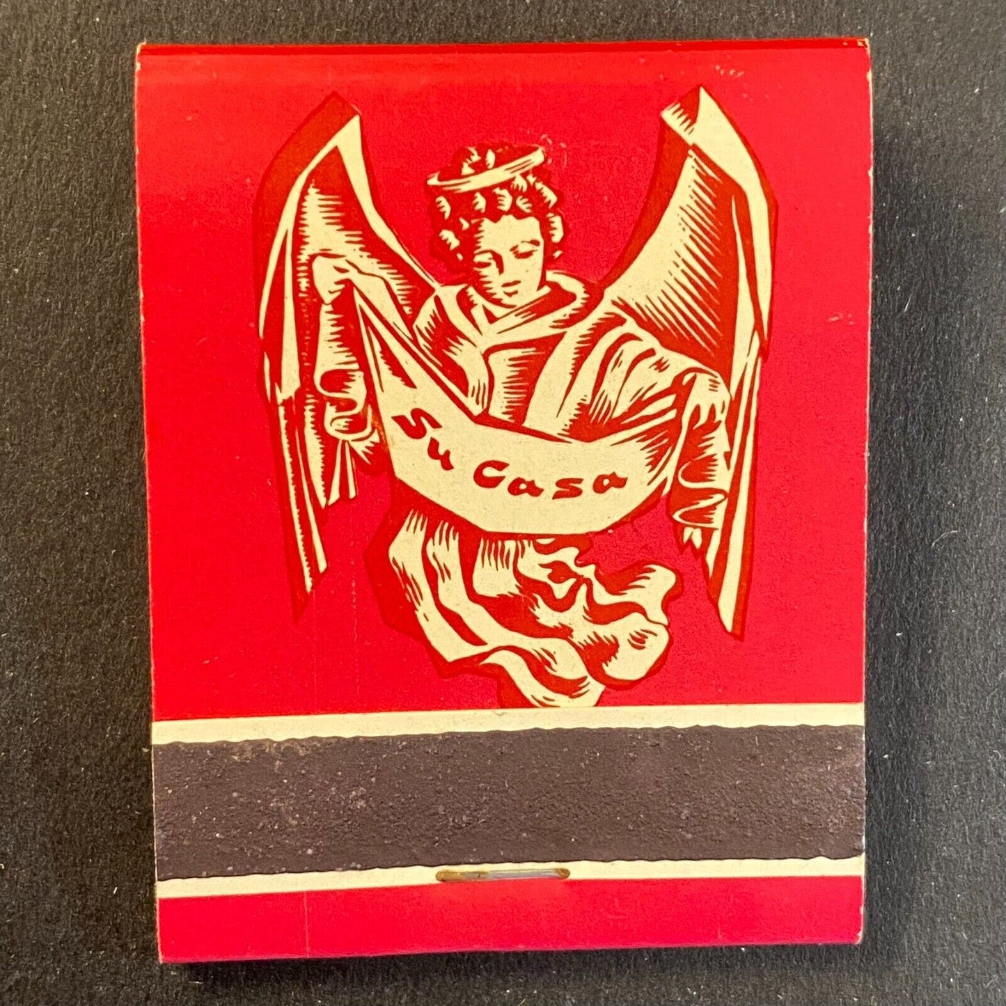Su Casa Restaurant Chicago c1960's-73 Full Matchbook VGC