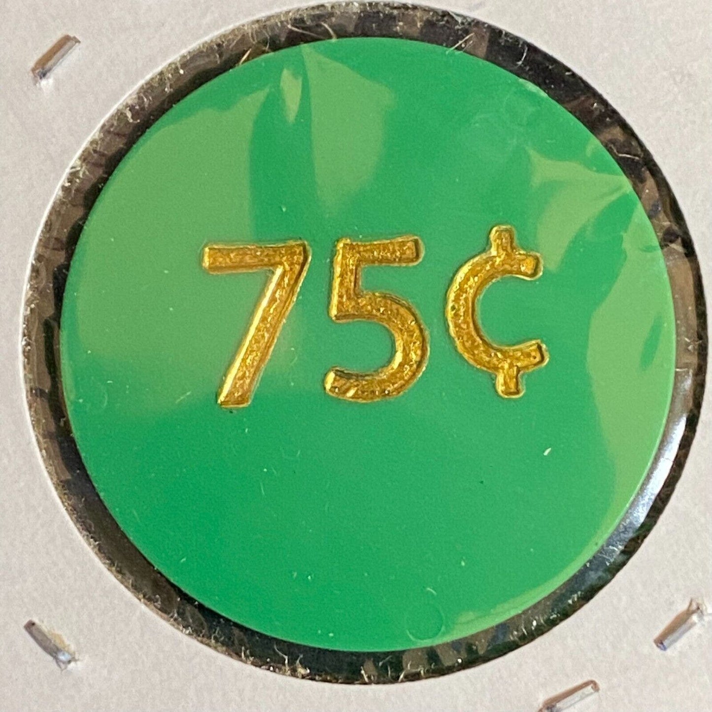 Hazelton, PA D'Angelo Cafe c1998-2000's Plastic "75c" Token