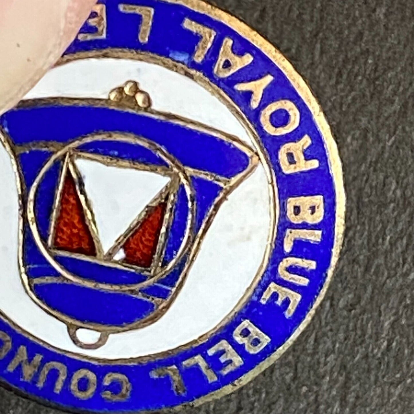 Blue Bell Council No. 260 Royal League Color Enameled Lapel Pin Scarce 16mm