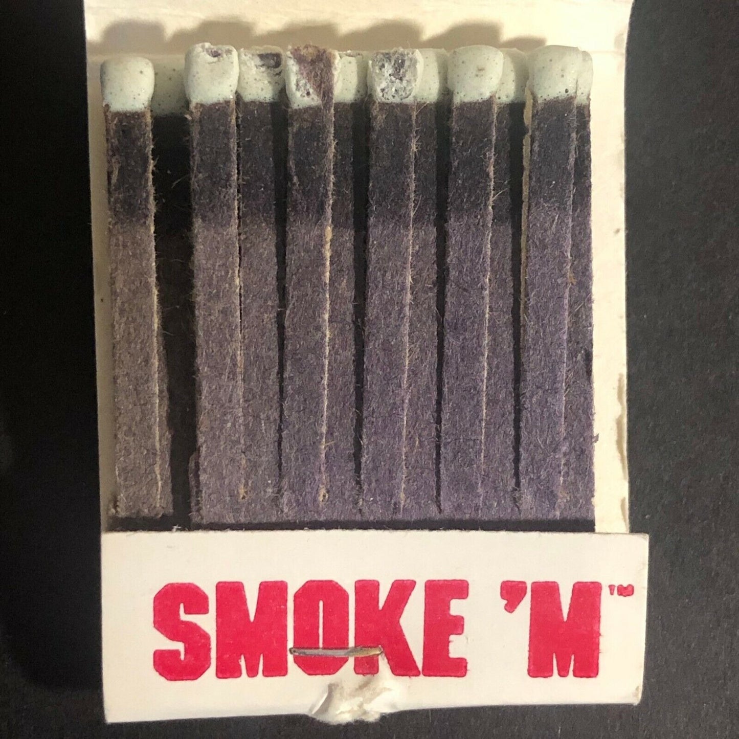 King Edward Cigars c1970's Full Matchbook "Smoke 'M - Relax Enjoy"