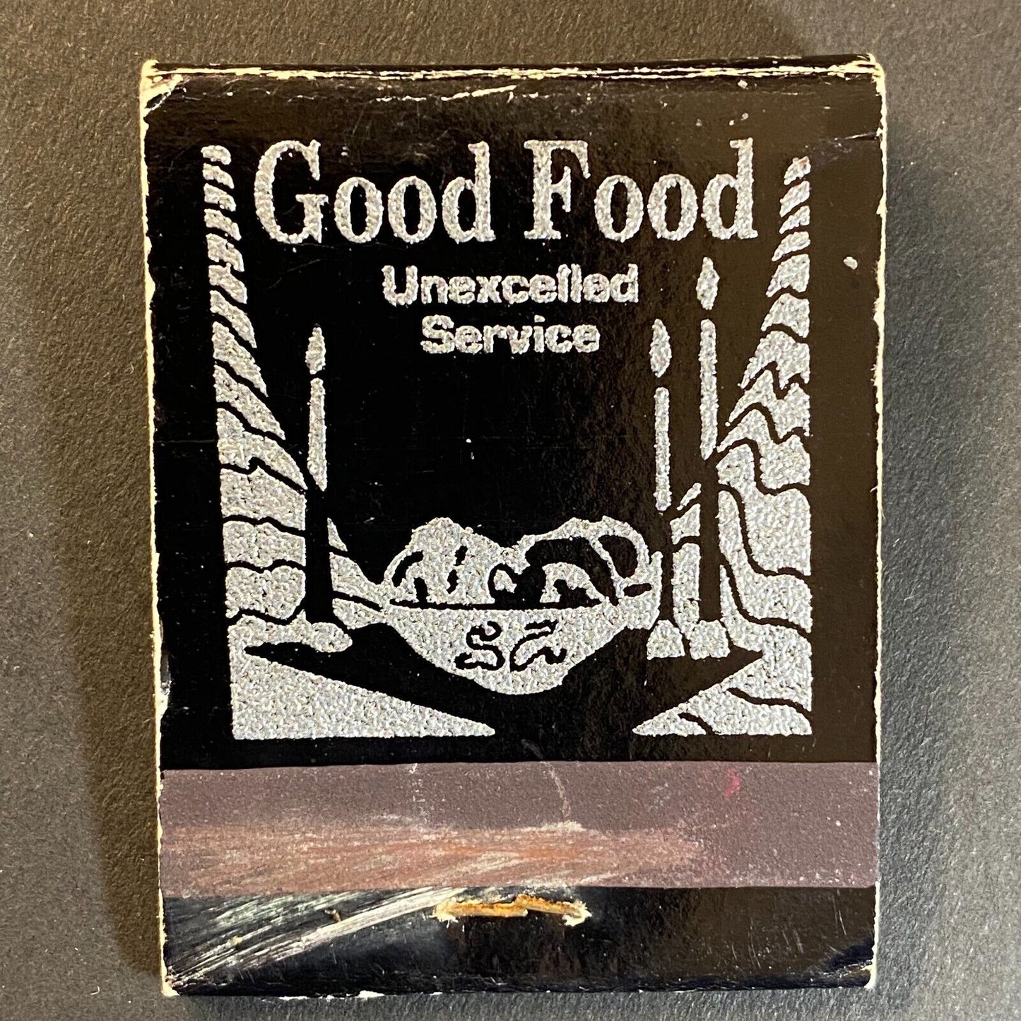Chimney Corner Tea Room Ashland, KY Half Full (-6) Matchbook c1975-80's