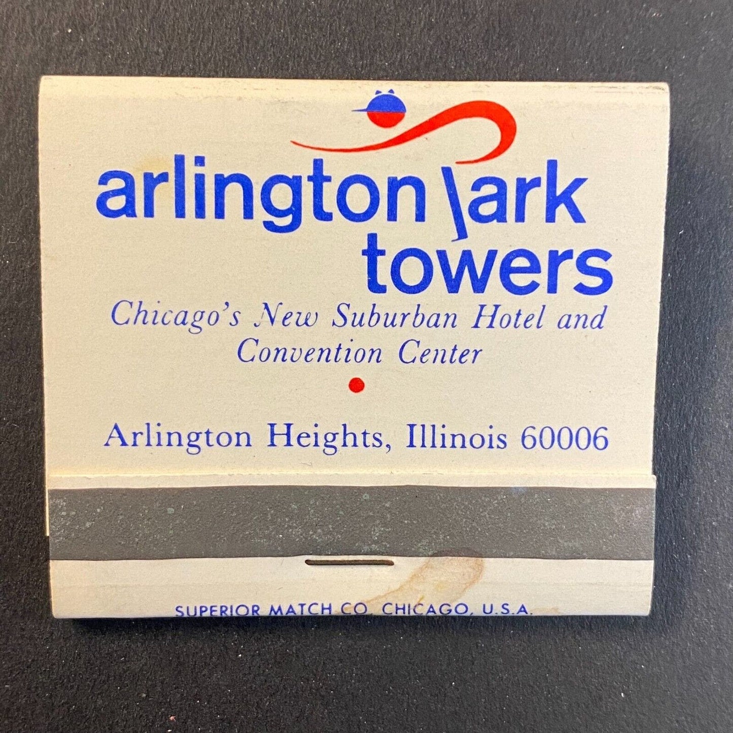 Arlington Park Towers Hotel Chicago, IL c1969-73 Full Matchbook VGC