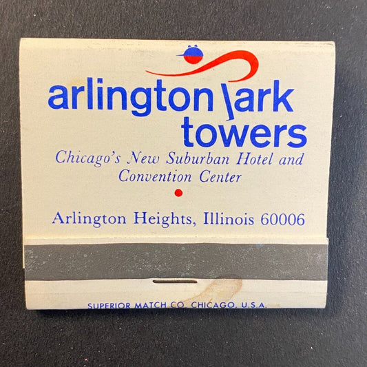 Arlington Park Towers Hotel Chicago, IL c1969-73 Full Matchbook VGC