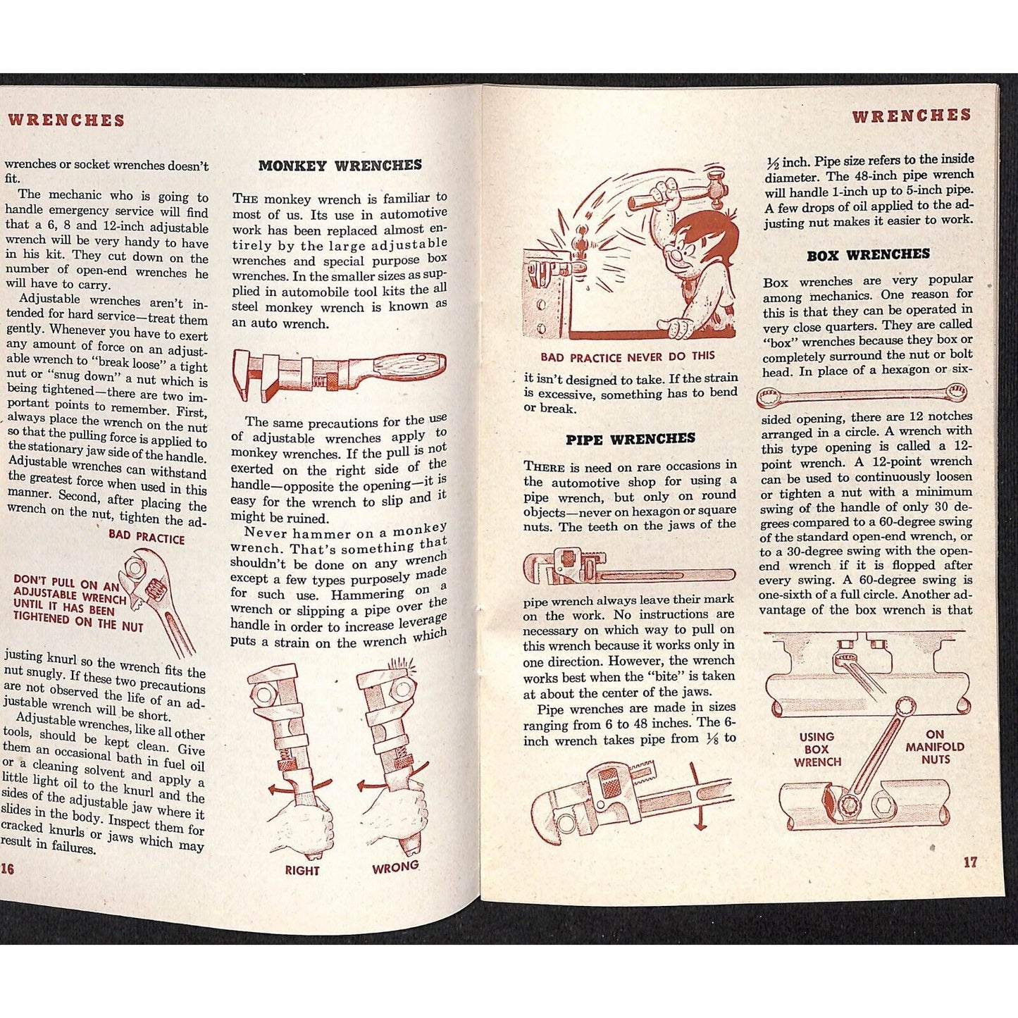 General Motors 1945 "The ABC's of Hand Tools" Booklet 45pp VGC