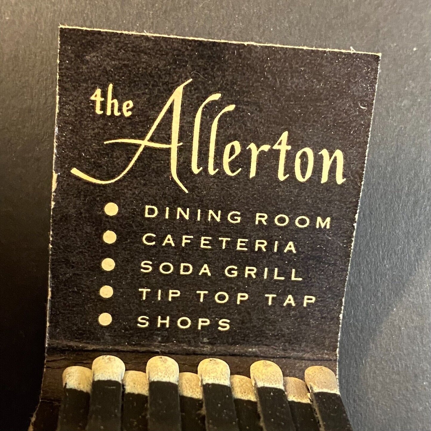 Allerton Hotel Chicago c1940's-50's Full Matchbook VGC Scarce