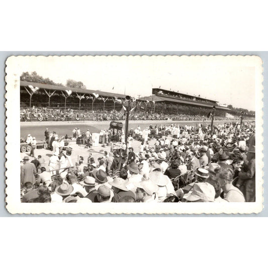 Indianapolis Motor Speedway 1950? 3.5" x 5.75" IMS Photo VGC Stamped McGregor*