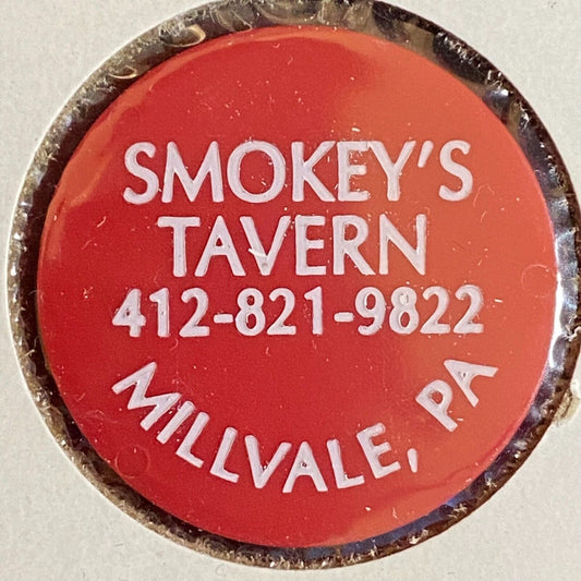 Millvale, PA Smokey's Tavern Plastic Token G/F One Top Shelf Drink