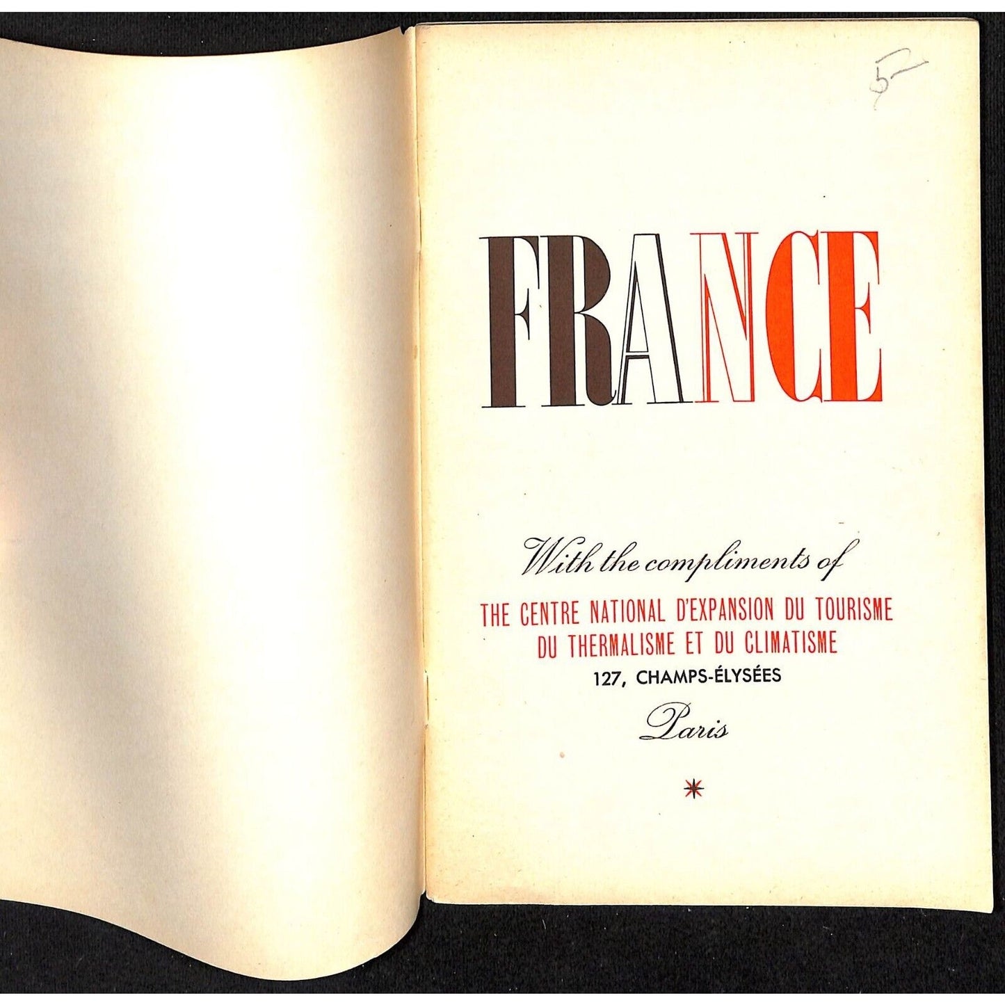 c1938 France Travel Brochure 31pp w/ Leonetto Cappiello Marianne Cover Art