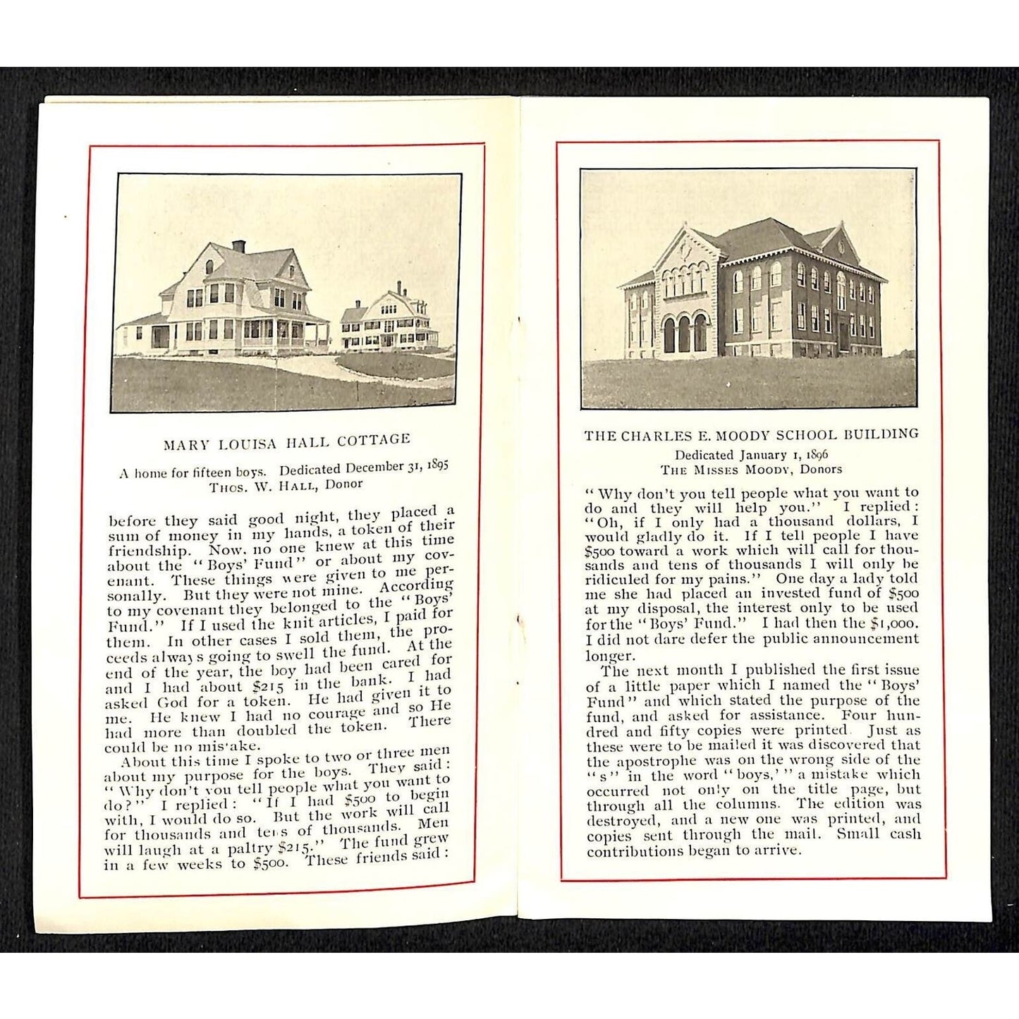 Hinckley, ME 1910 "Good Will Farm" Booklet 12p Letterhead & Cover Knowlton* VGC