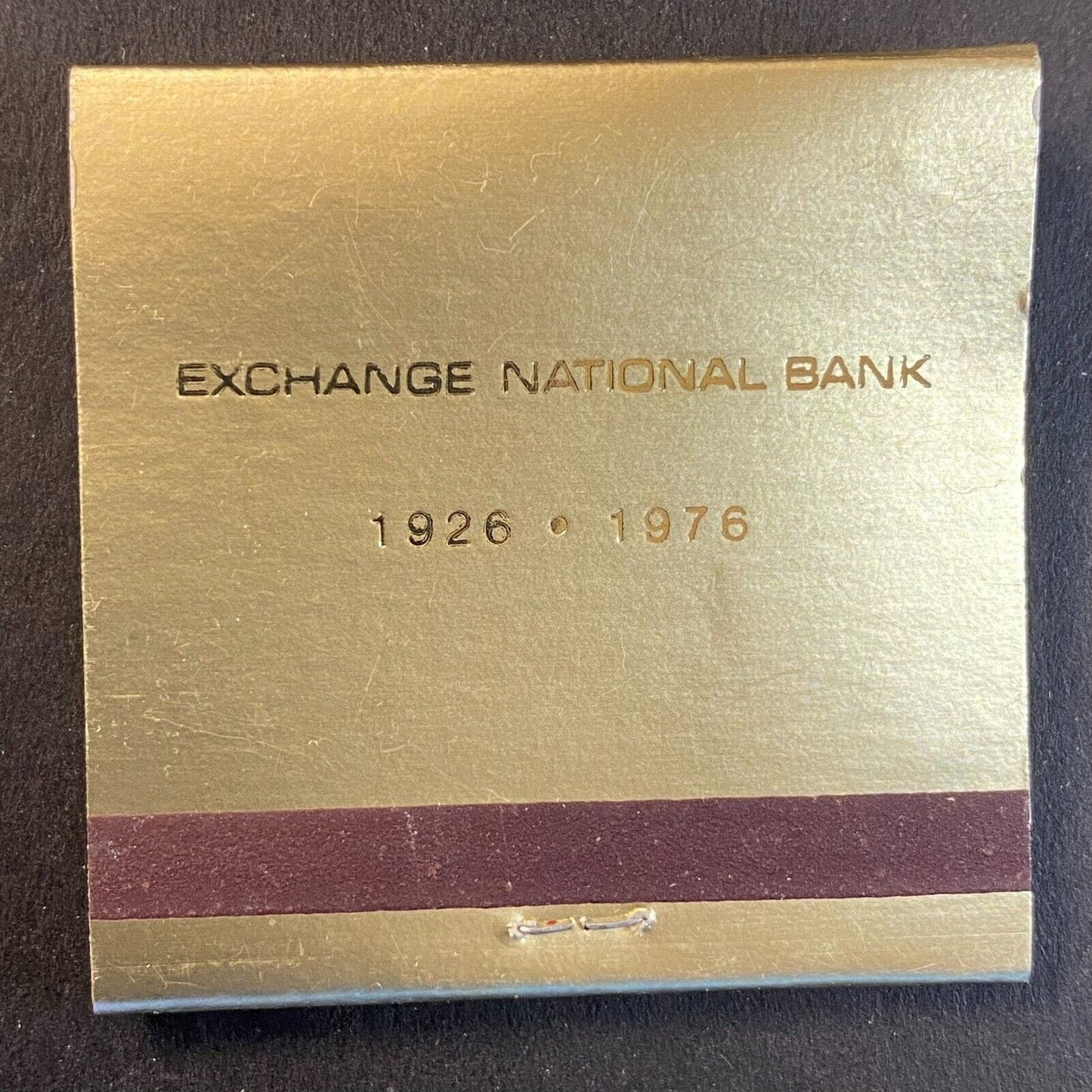 Exchange National Bank Chicago 1926 - 1976 Full Matchbook VGC