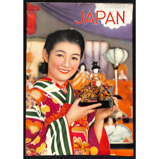Japanese Government Railways "Japan" c1938 Travel Brochure w/ Stats 36pp VGC
