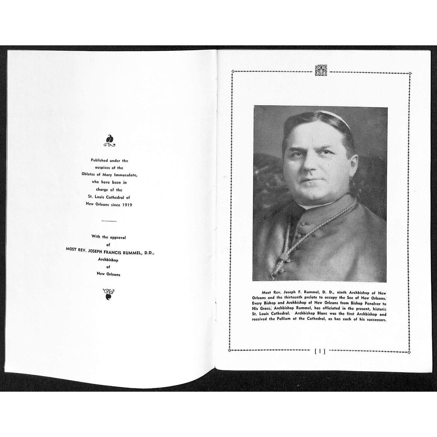 1938 St. Louis Cathedral New Orleans Ursuline Convent Brochure 46pp VGC Scarce