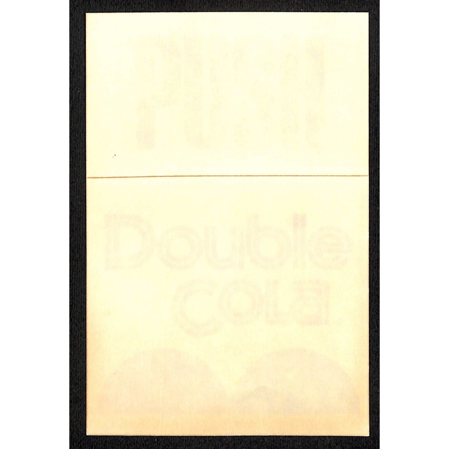 Double Cola Glossy Vinyl Retail Store "Pull" Door Sign VGC 4" x 6"