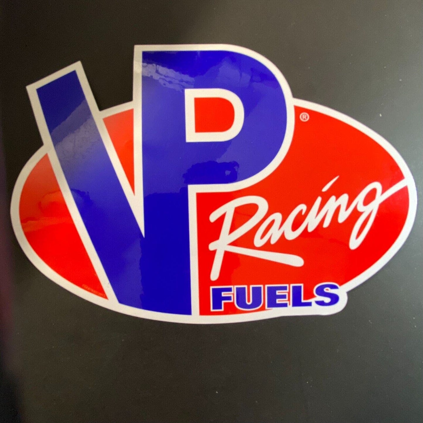 VP Racing Fuels Die Cut Glossy Vinyl Sticker 5" x 7" VGC