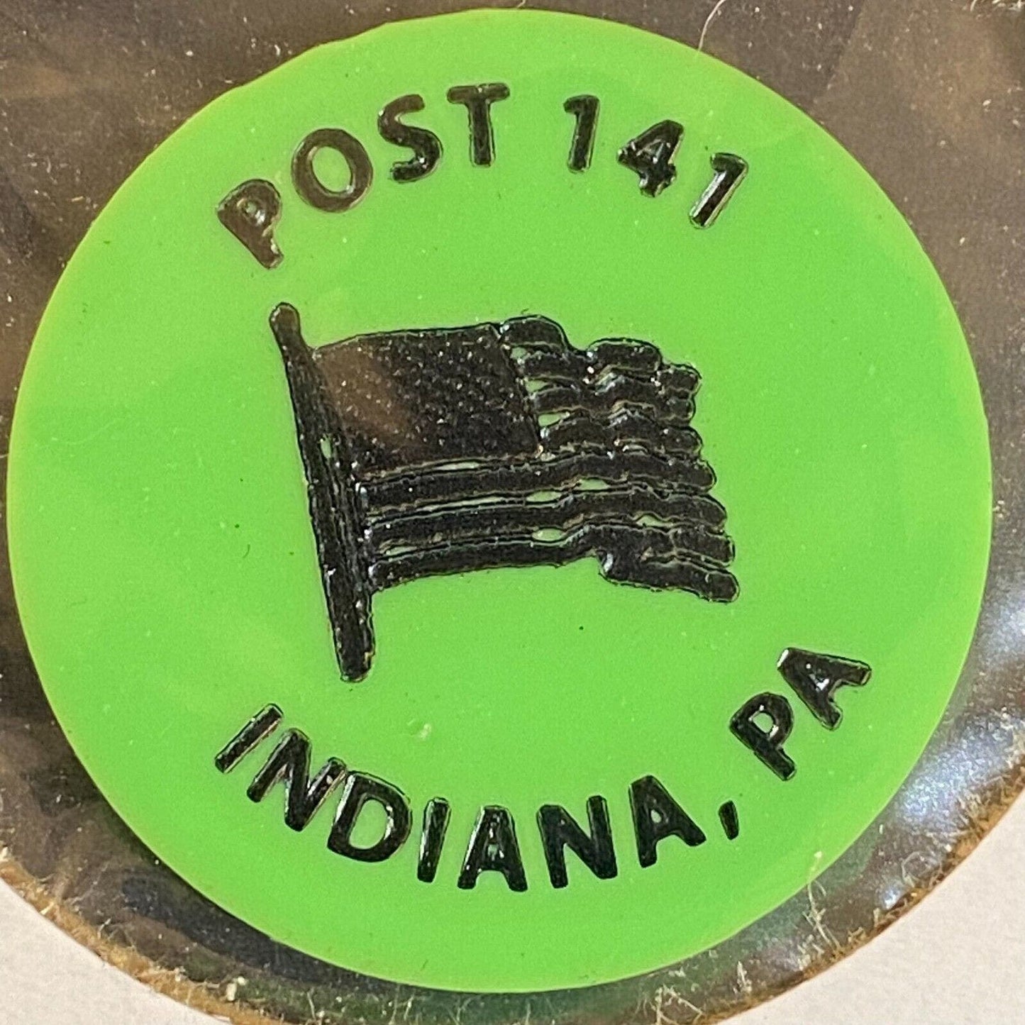 Indiana, PA American Legion Post 141 c1970's-80's Plastic "Large Draft" Token