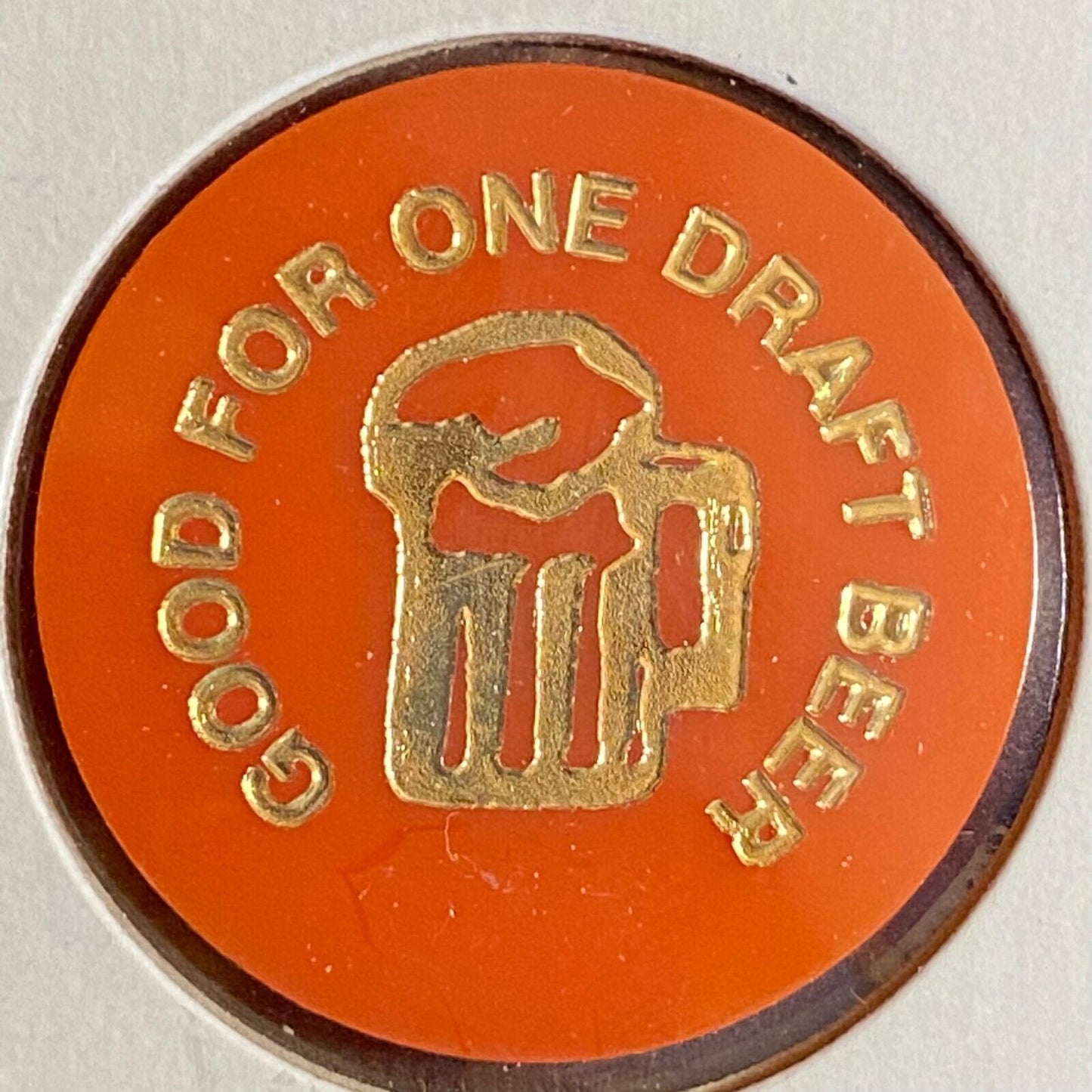 McKeesport, PA "Todd's By The Bridge" Plastic Token G/F One Draft Beer