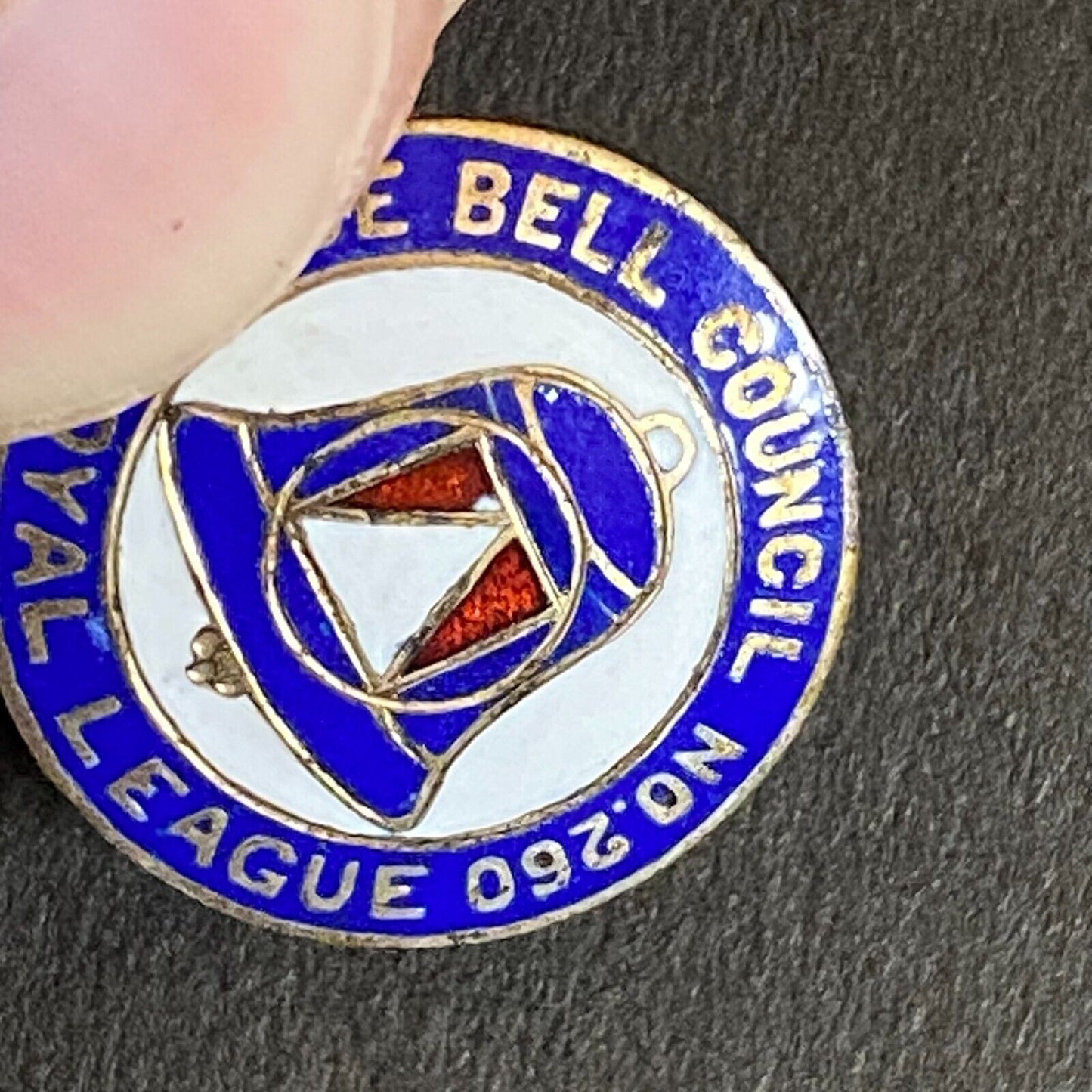 Blue Bell Council No. 260 Royal League Color Enameled Lapel Pin Scarce 16mm