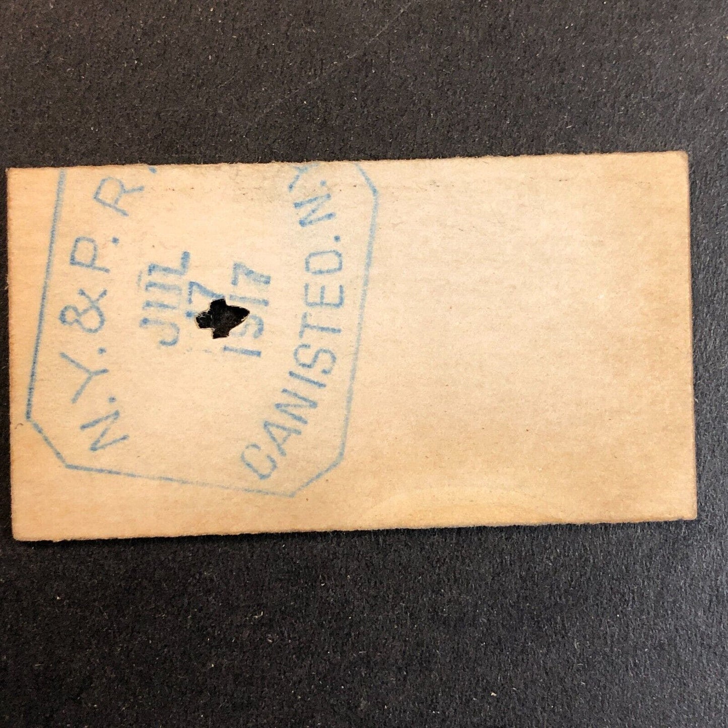 New York & Pennsylvania Railroad July 17 1917 Genesee, PA Ticket #10741