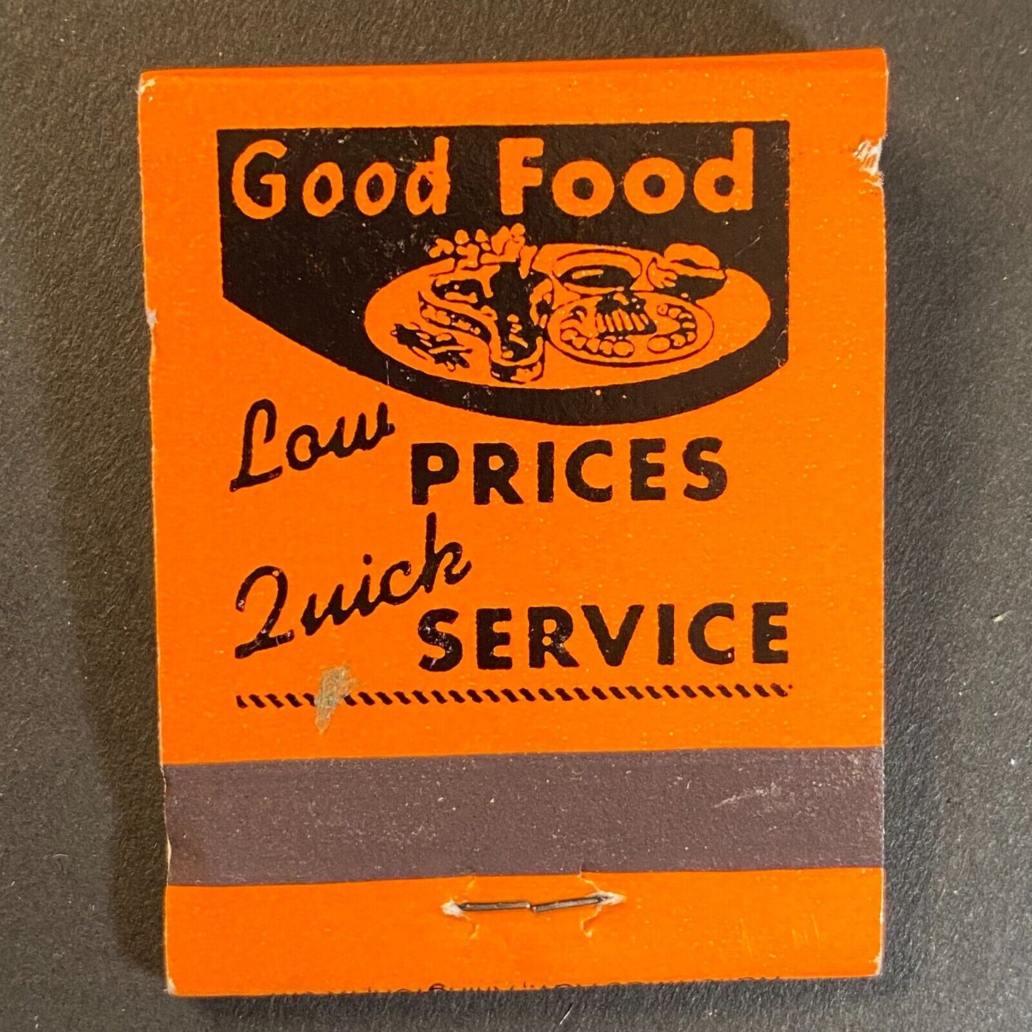 Bill Mack Diner Proctorville, OH Full Matchbook c1975-80's Scarce VGC