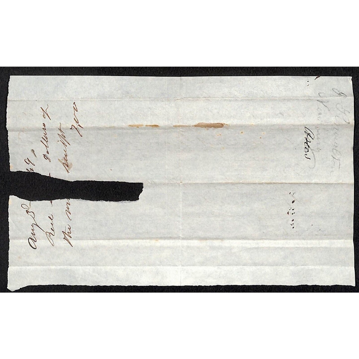 c1840's-50's Jabez Knowlton* Newburgh, ME General Store Receipt for $15