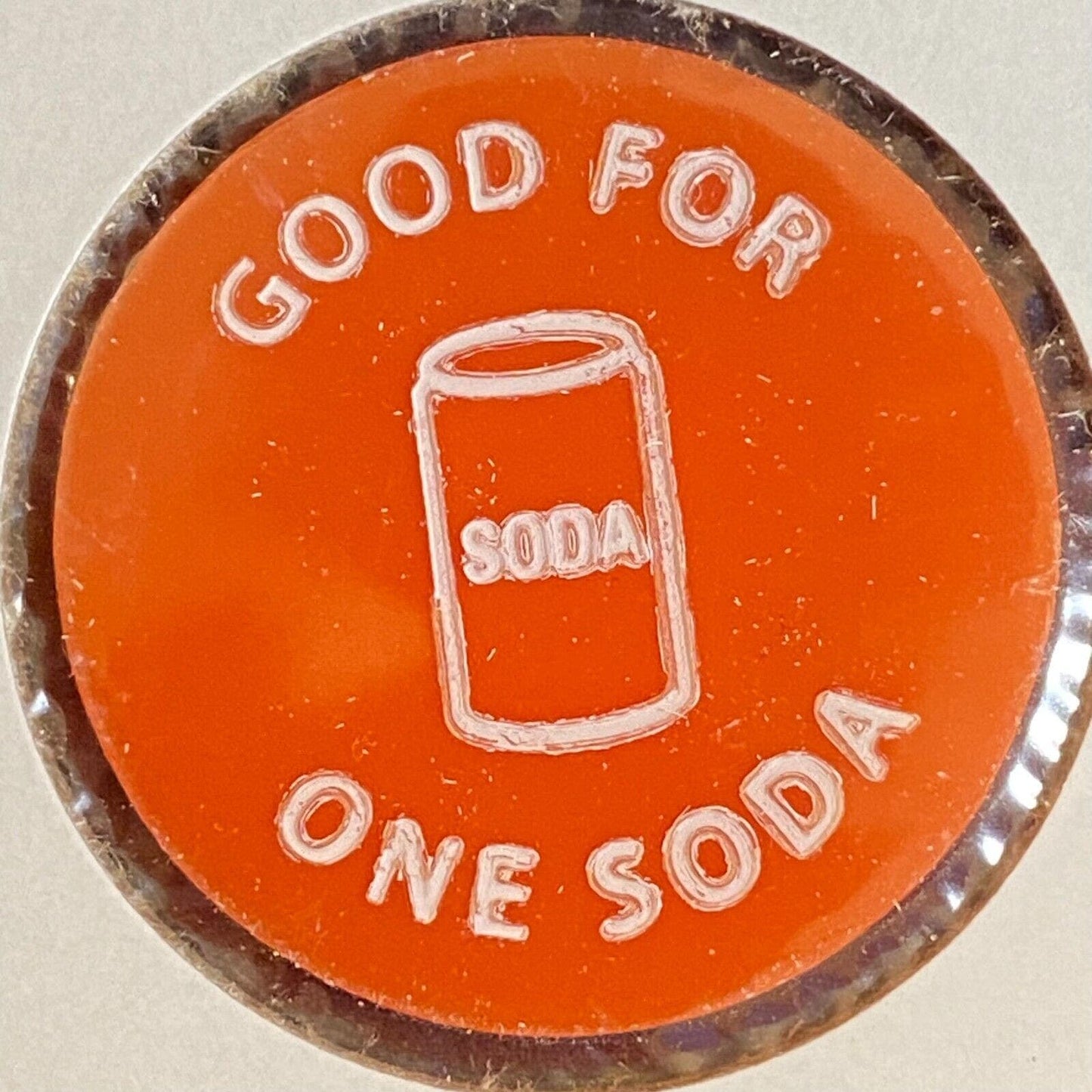 Jersey Shore, PA V.F.W. 5859 c1970's-80's Plastic "G/F One Soda" Token