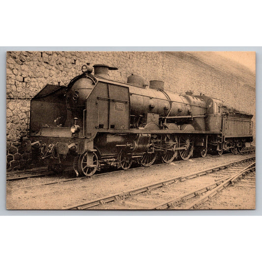 French Railroad RPPC* Postcard Machine 3823 Series 3821-3829 c1909-1914 H.M.P.