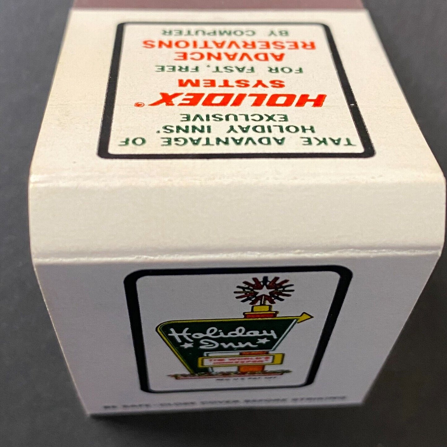 Holiday Inn Holidex Computer Chicago South Harvey Full Matchbook c1974-80's VGC