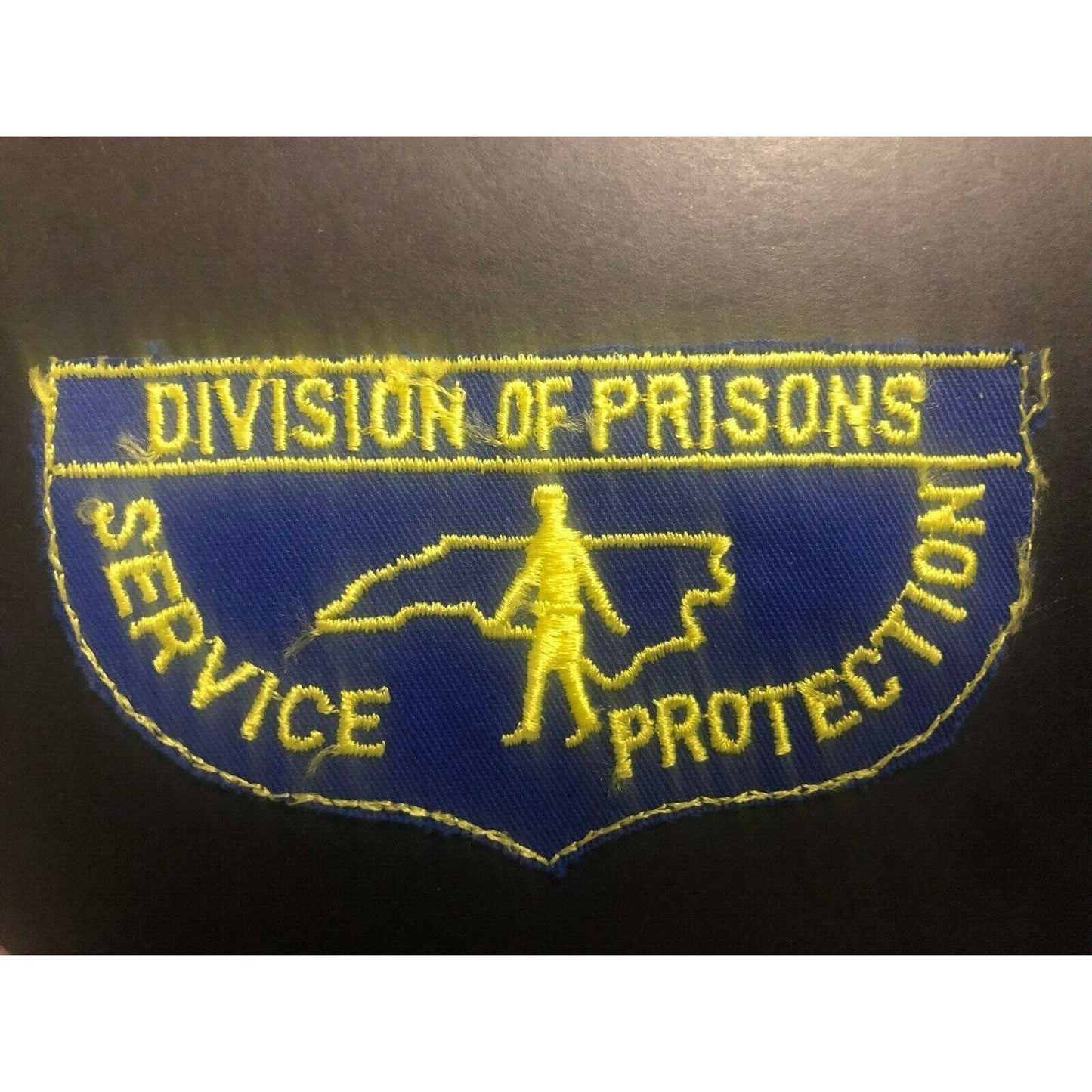 Vintage 1960's-70's "Division of Prisons Service Protection" Embroidered Patch