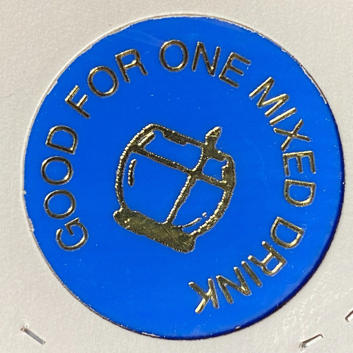 Carnegie, PA Polish White Eagles Plastic Token G/F One Mixed Drink