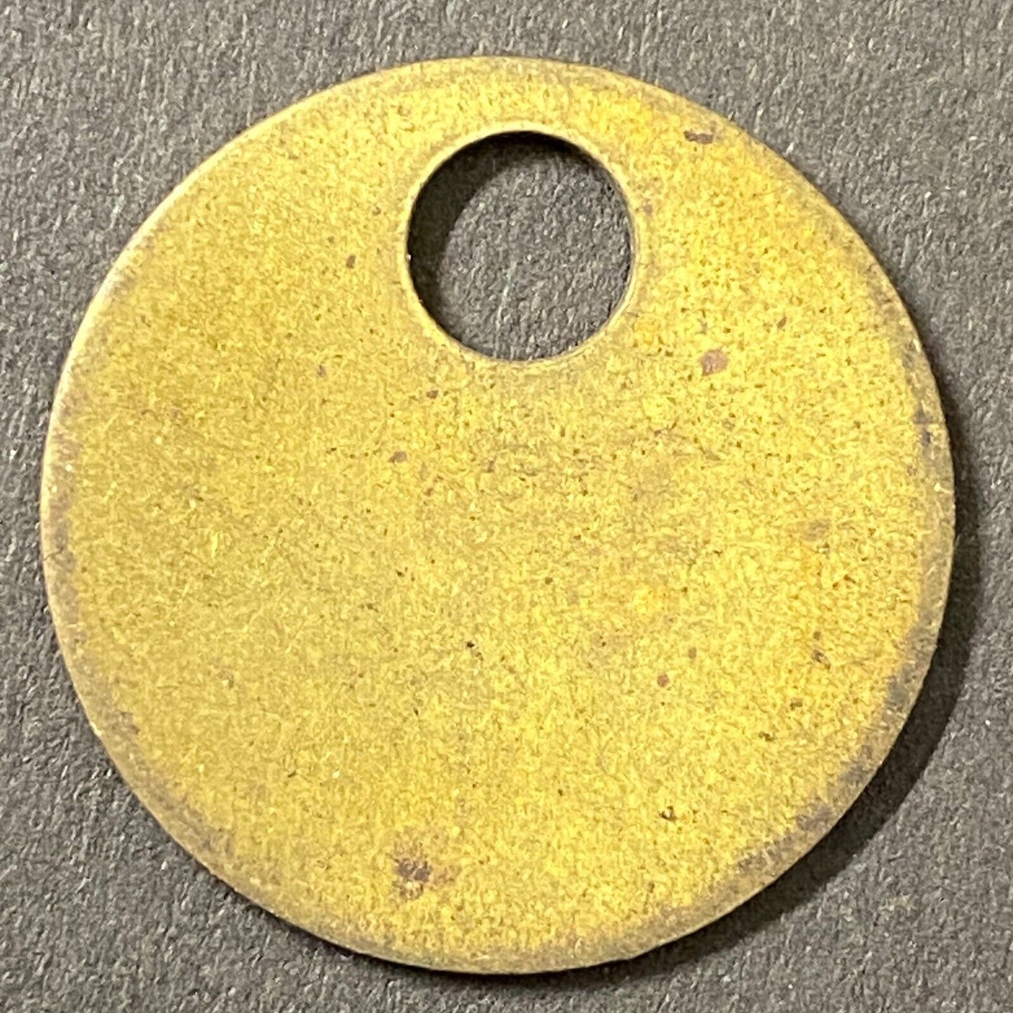 Mining Related ? M.S. Standard Brass Tool Check Token "76XX" 28.5mm +Blank (#4)