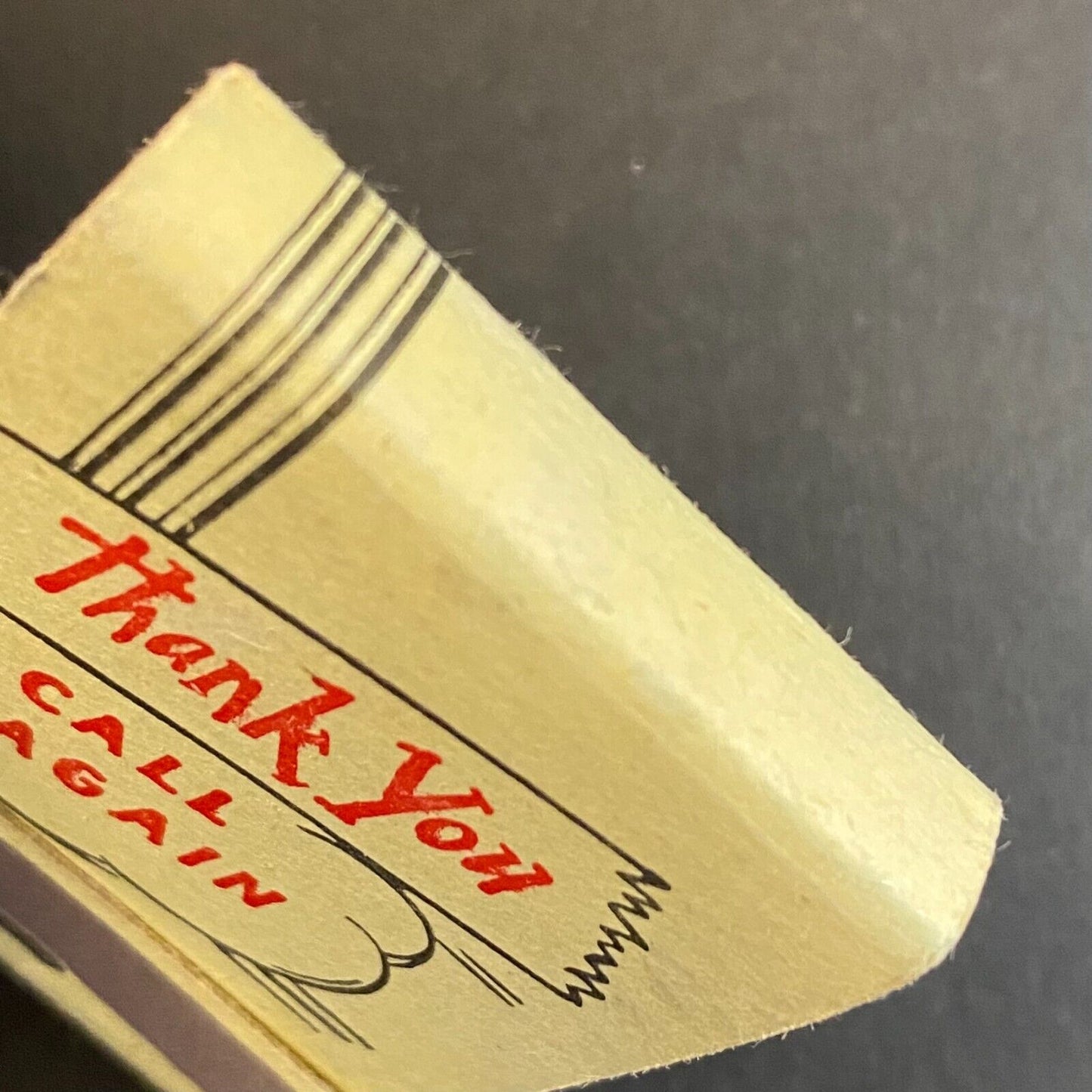 "Thank You Call Again" Chicago Match Co. Full Matchbook c1950's-60's